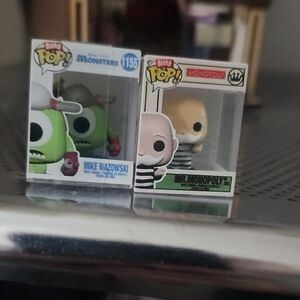 Funko Bitty Pop! Monsters and Monopoly Figures - Green and Black